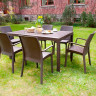 Стол B:rattan Houston 1500*900мм, коричневый