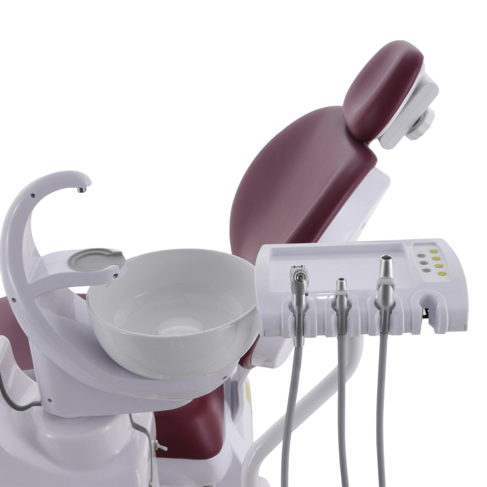 Стоматологическая установка CQ-215 (СО-001М-00) бордо, нижняя подача