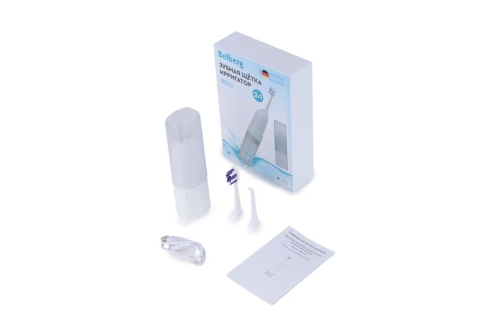 Ирригатор портативный аккумуляторный Belberg JM01229 (белый)