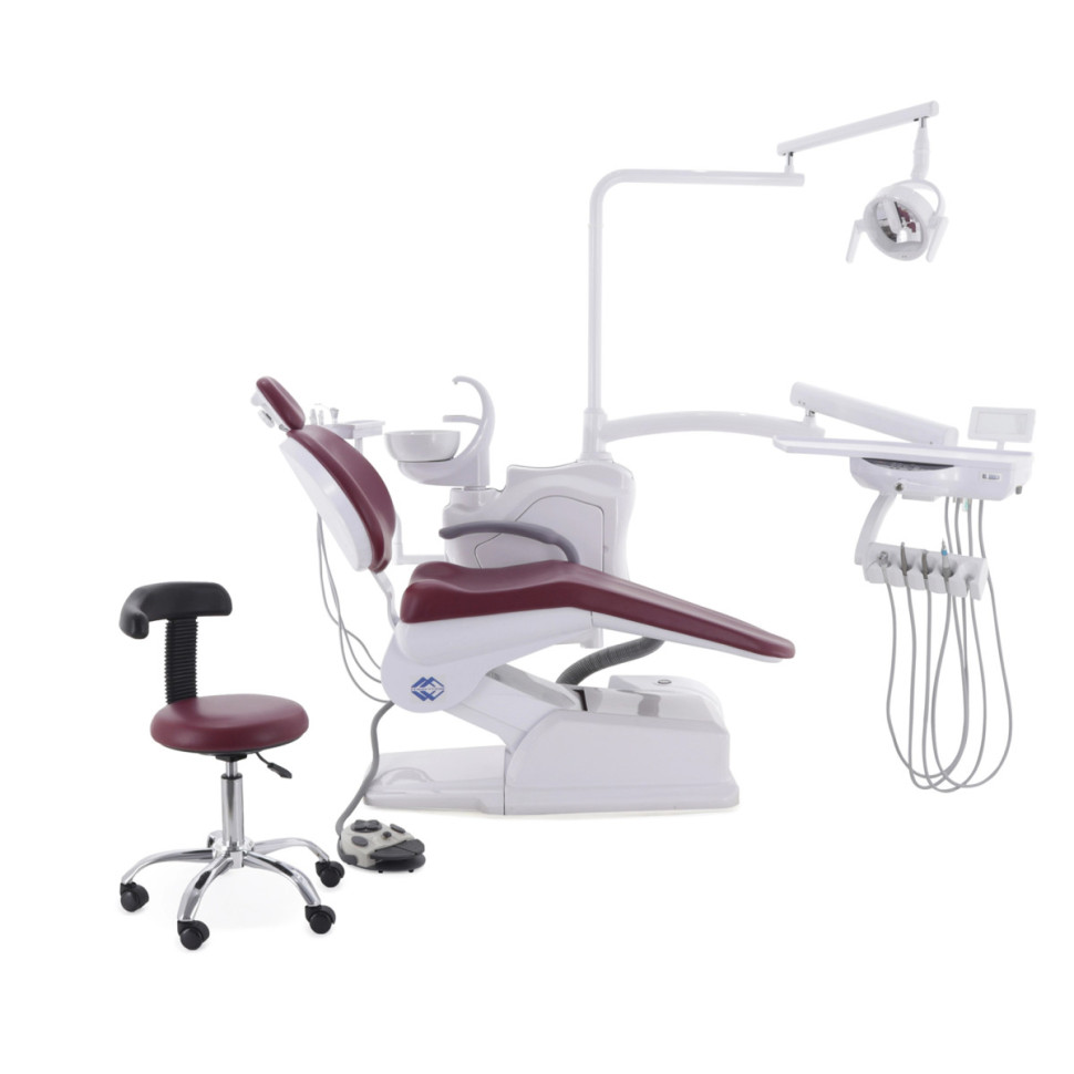 Стоматологическая установка CQ-215 (СО-001М-00) серый, нижняя подача