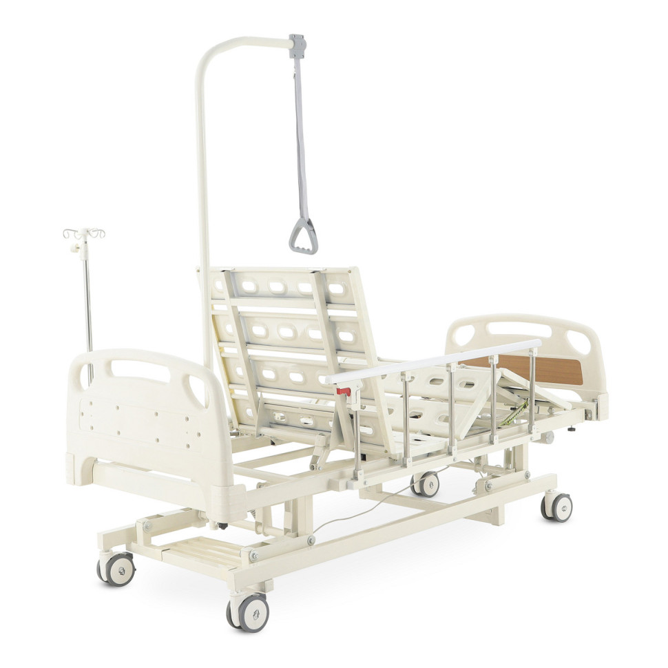 Кровать для лежачих больных Мед-Мос DB-6 с удлинением ложа, с аккумулятором, с матрасом