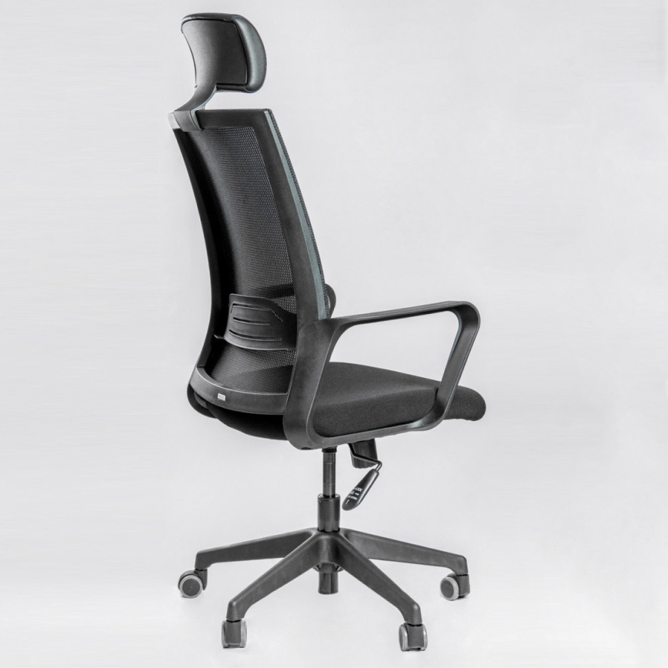 Кресло FALTO D3 DTR-11KPL/BK/BK Спинка черная/сидение черное/Каркас черный