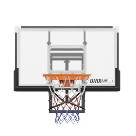 Баскетбольный щит регулируемый UNIX Line B-Backboard-PC 50&quot;x32&quot; R45