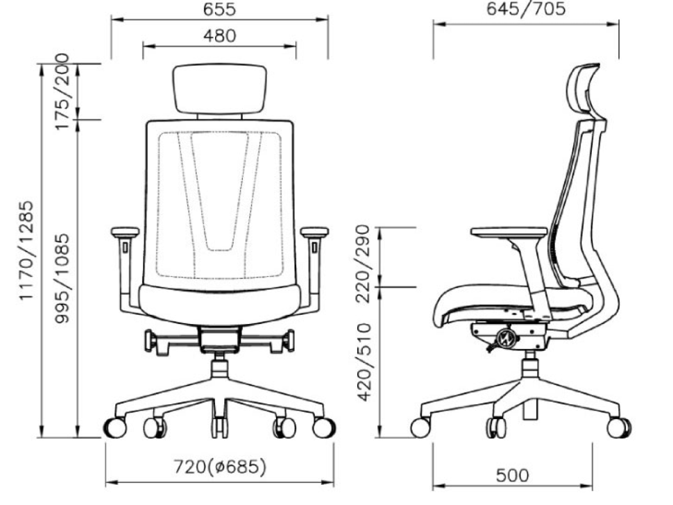 Кресло FALTO G1 GON-01WAL/GY-GY Спинка серая/сидение серое/Каркас белый