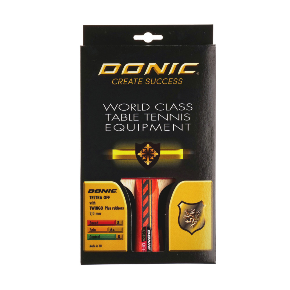 Ракетка Donic Testra OFF with Twingo Plus rubbers 200203