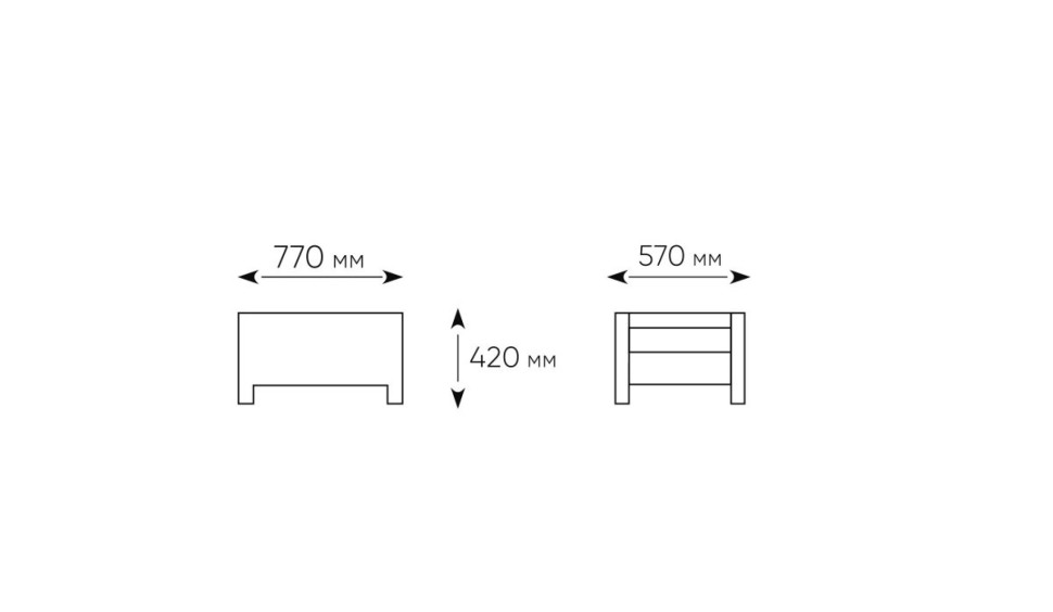 Комплект уличной мебели TWEET Terrace Set Max, венге