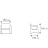 Комплект уличной мебели TWEET Terrace Set Max, венге