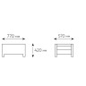 Комплект уличной мебели TWEET Terrace Set Max, венге