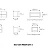 Комплект мебели Rattan Premium 5, СЕРЫЙ
