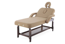 Массажный стол стационарный MED-MOS FIX-1A (SW2.31.10A) кофе с молоком