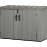 Ящик пластиковый WoodLook, 2100 л, серый