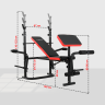 Скамья силовая со стойками UNIX Fit BENCH 120P