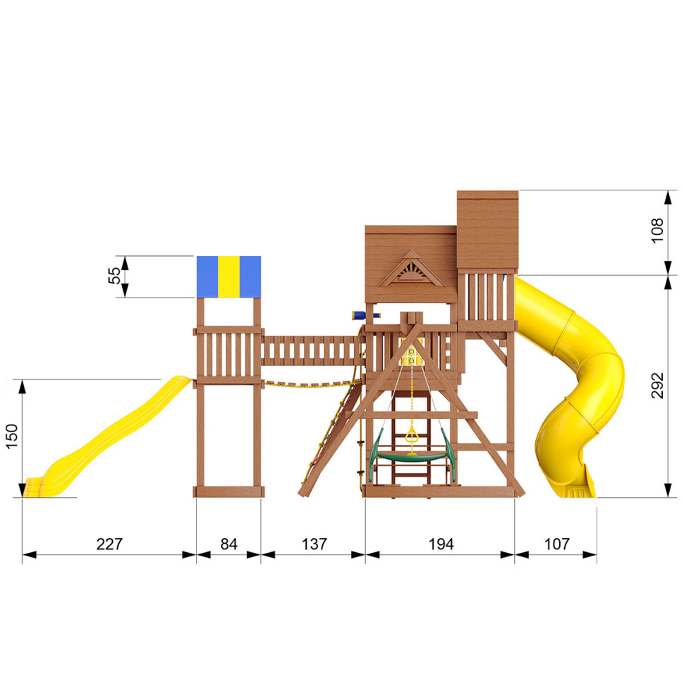 Детский игровой комплекс SUNRISEFORT Делюкс-2