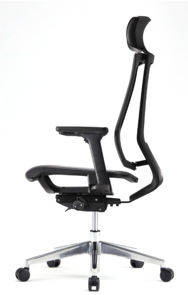 Кресло FALTO G1 AIR GON-18KALH-AL-BK Спинка Черн /сидение Черн /Каркас черный