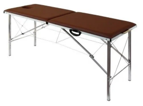 Массажный стол складной с системой тросов 190*70 см (T190) цвет коричневый