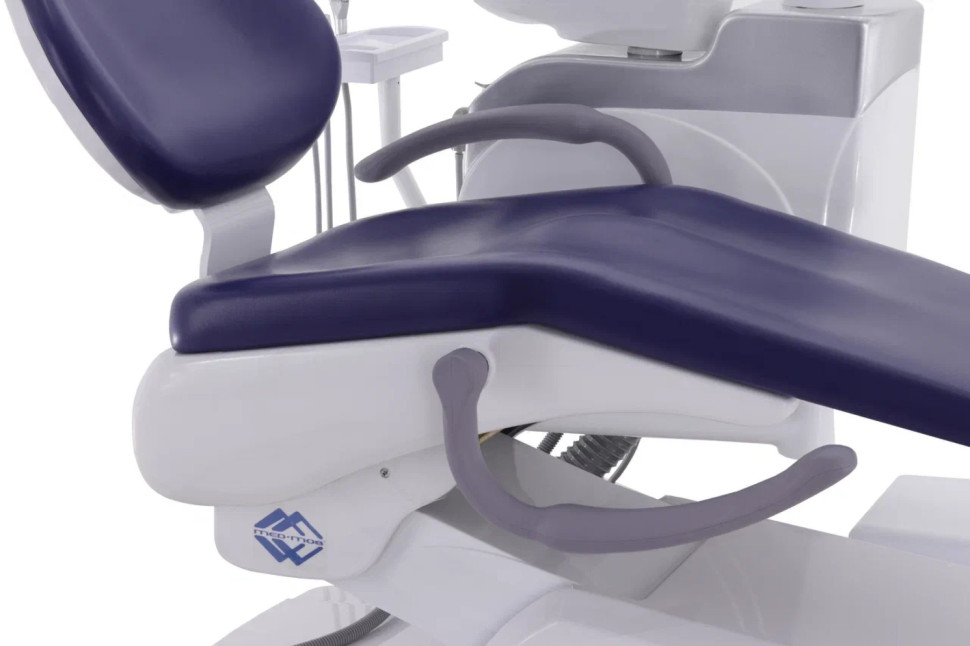 Стоматологическая установка CQ-216 (СО-002М-01) голубой, нижняя подача