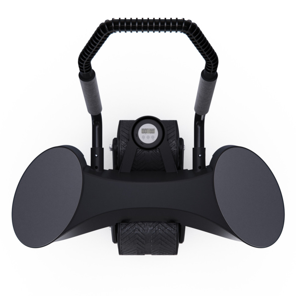 Тренажёр для пресса AB Roller SND чёрный с ковриком 6 мм