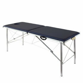 Массажный стол складной с системой тросов 190*70 см (T190) цвет синий