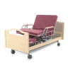 Кровать электрическая MED-MOS DB-2B с поворотным креслом в левую сторону (светлое дерево)