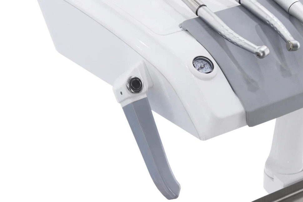 Стоматологическая установка CQ-216 (СО-003М-01) голубой, верхняя подача