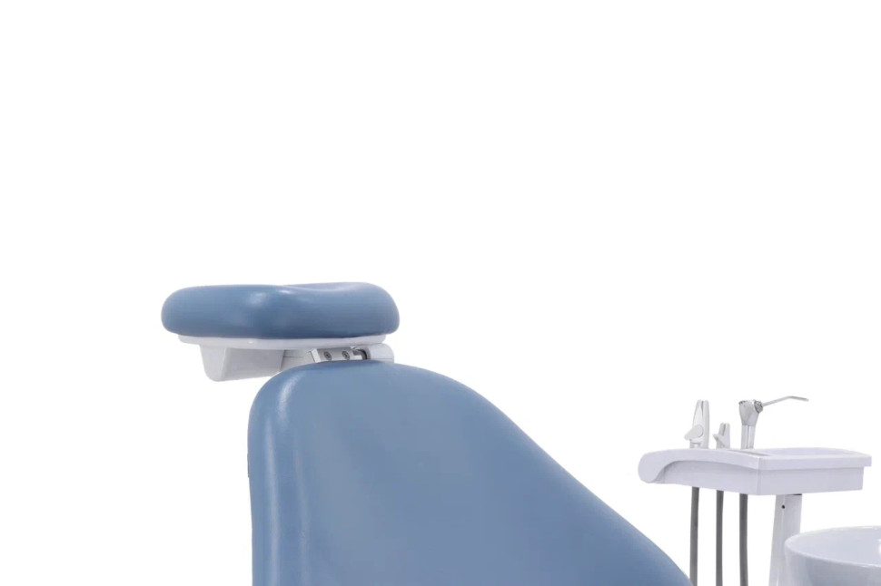 Стоматологическая установка CQ-216 (СО-003М-01) голубой, верхняя подача