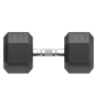 Гантель гексагональная UNIX Fit обрезиненная 30 кг / шт.