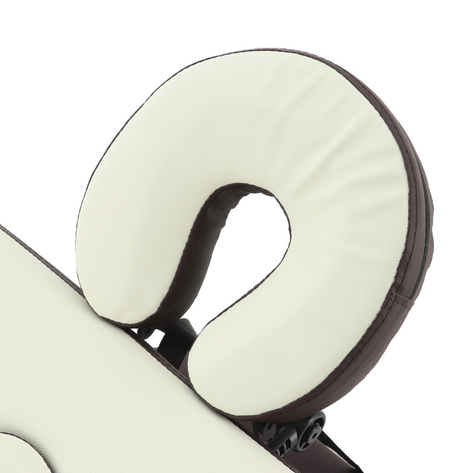 Стол массажный переносной на дерев.раме JF-AY01 PW2.20.13A-00 2-секц кремовый/коричневый