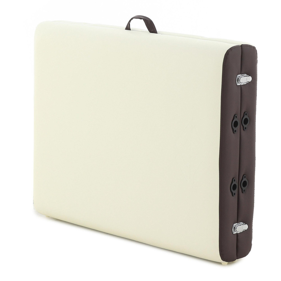 Стол массажный переносной на дерев.раме JF-AY01 PW2.20.13A-00 2-секц кремовый/коричневый