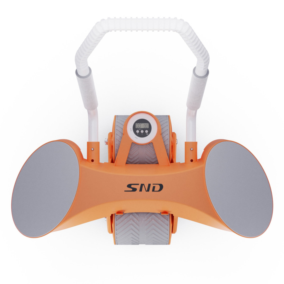 Тренажёр для пресса AB Roller SND оранжевый с ковриком 35 мм