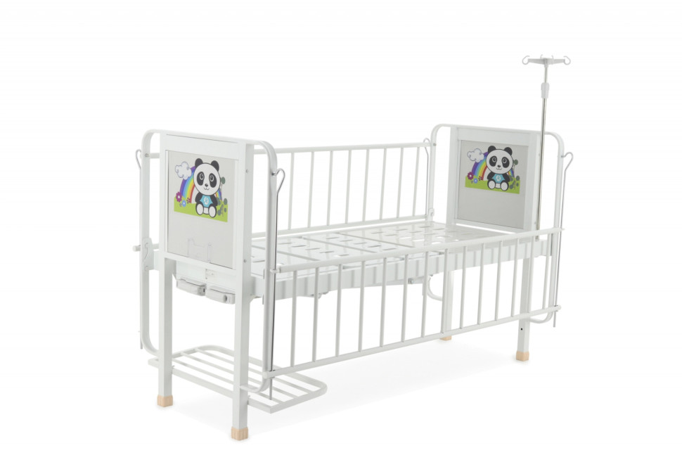 Кровать детс 4-секц Med-Mos DM-2320S-01 Тип 4 вар. 4.1 (белый) ТУ 32.50.30-21-98238288-2020 с матрас