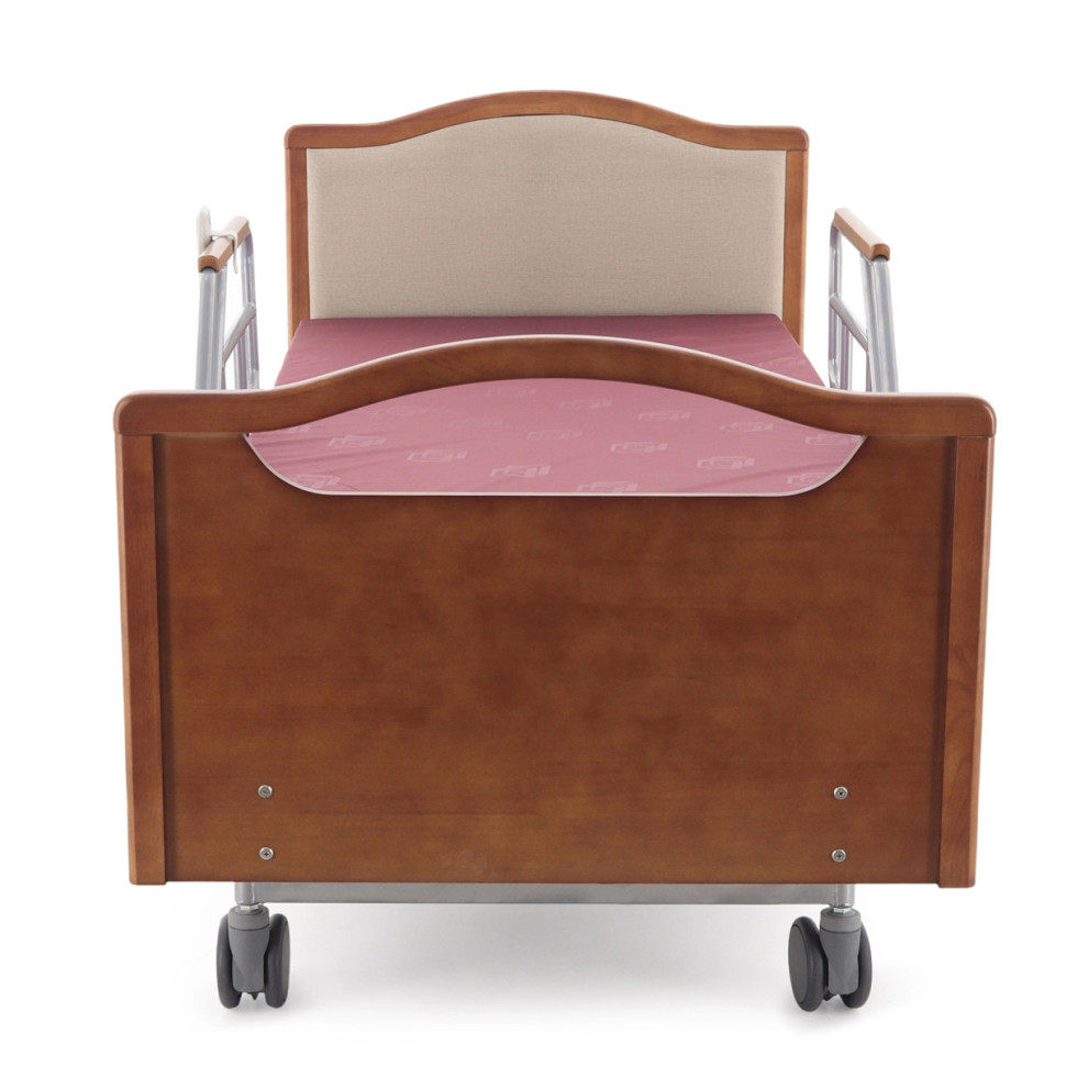 Кровать электрическая MED-MOS DB-2B с поворотным креслом в правую сторону (коричневый)