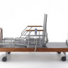 Кровать электрическая MED-MOS DB-2B с поворотным креслом в правую сторону (коричневый)