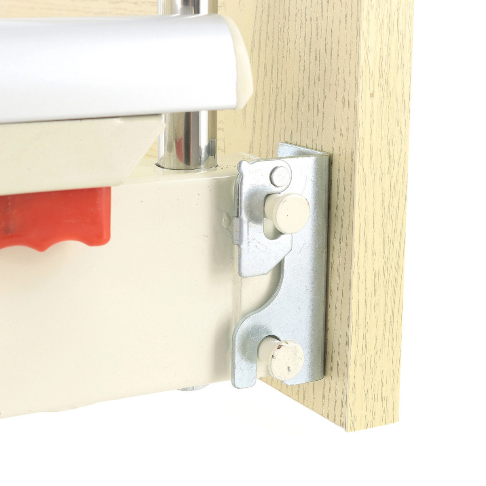 Кровать для лежачих больных с матрасом MED-MOS Е-17В ЛДСП светлое дерево