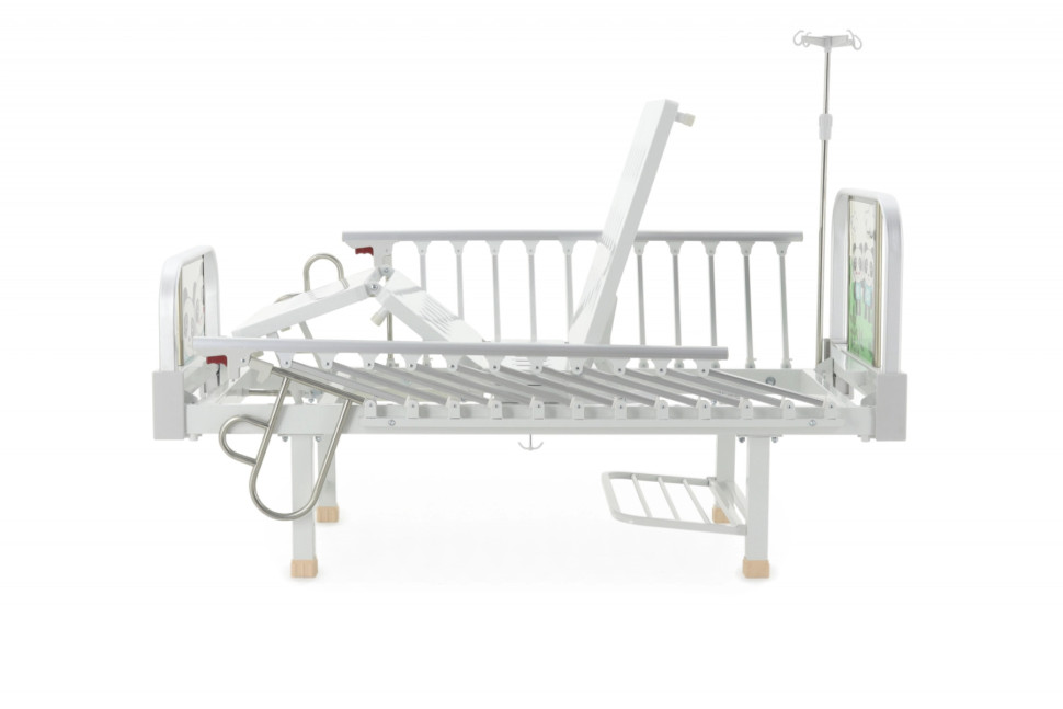 Кровать подр 4-сек Med-Mos DM-2540S-01 Тип 4, Вариант 4.1 (бел) ТУ 32.50.30-21-98238288-2020 с матр