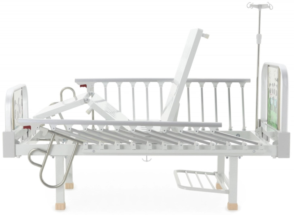 Кровать подр 4-сек Med-Mos DM-2540S-01 Тип 4, Вариант 4.1 (бел) ТУ 32.50.30-21-98238288-2020 с матр