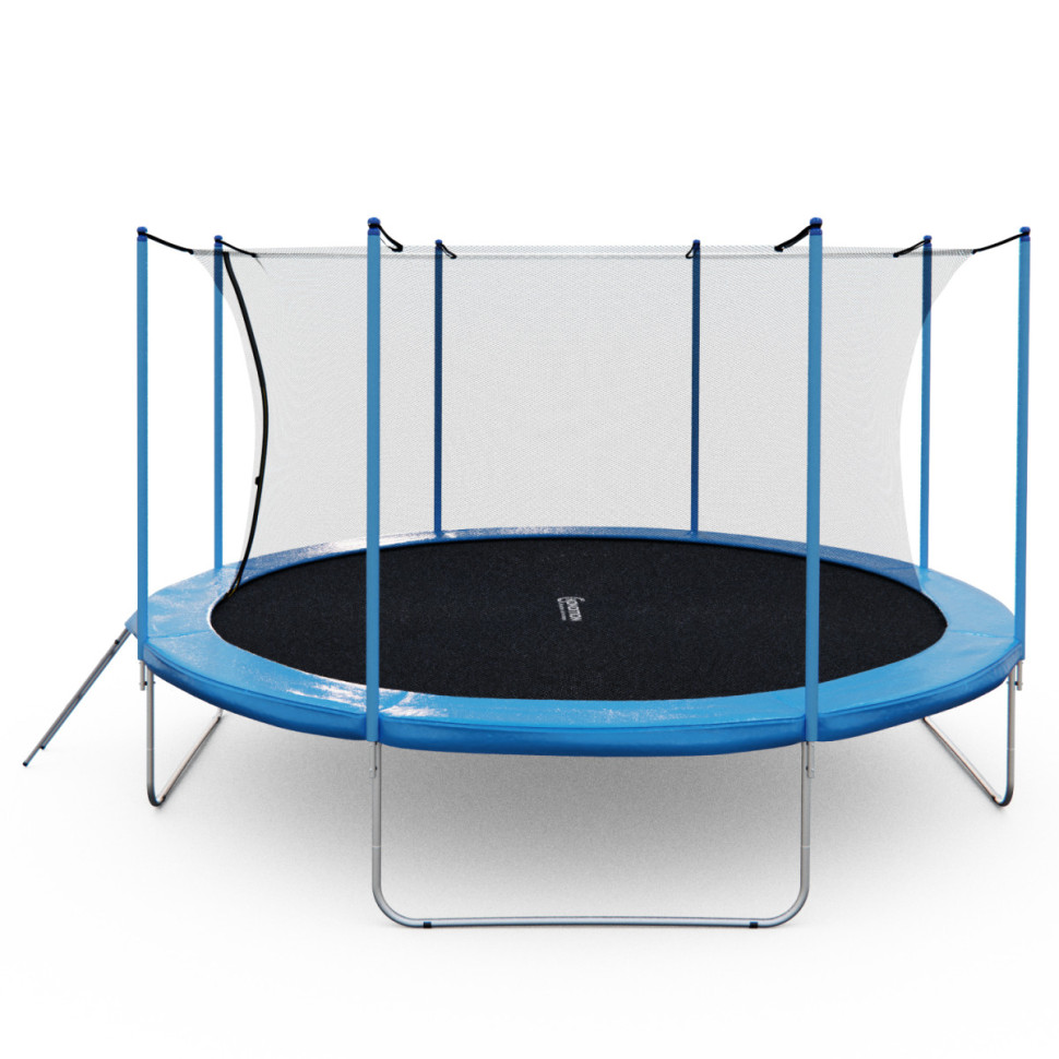 Батут каркасный с сеткой DFC Kondition 14 ft с лестницей