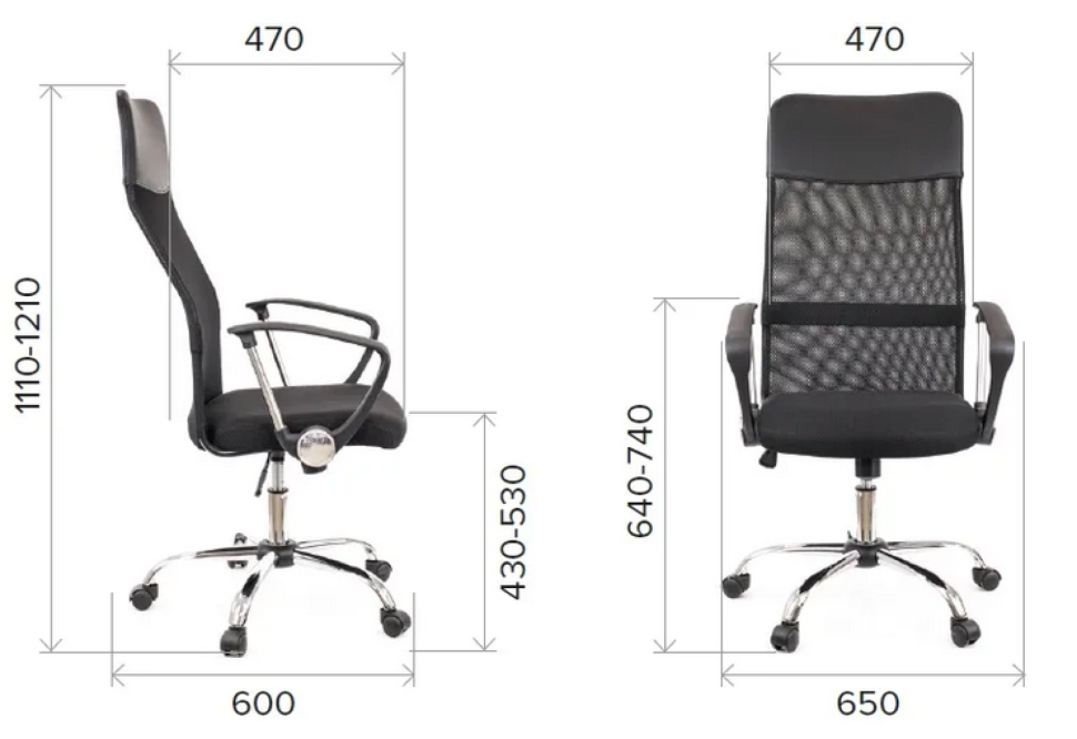 Кресло Everprof Ultra T Сетка Черный