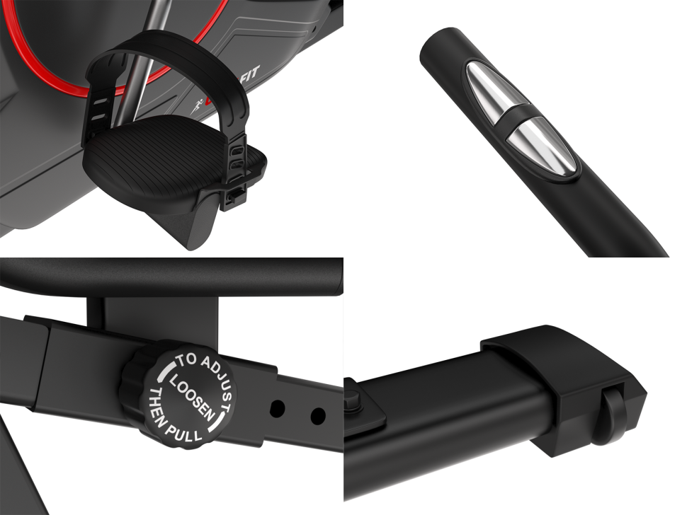 Горизонтальный велотренажер UNIXFIT BR-390