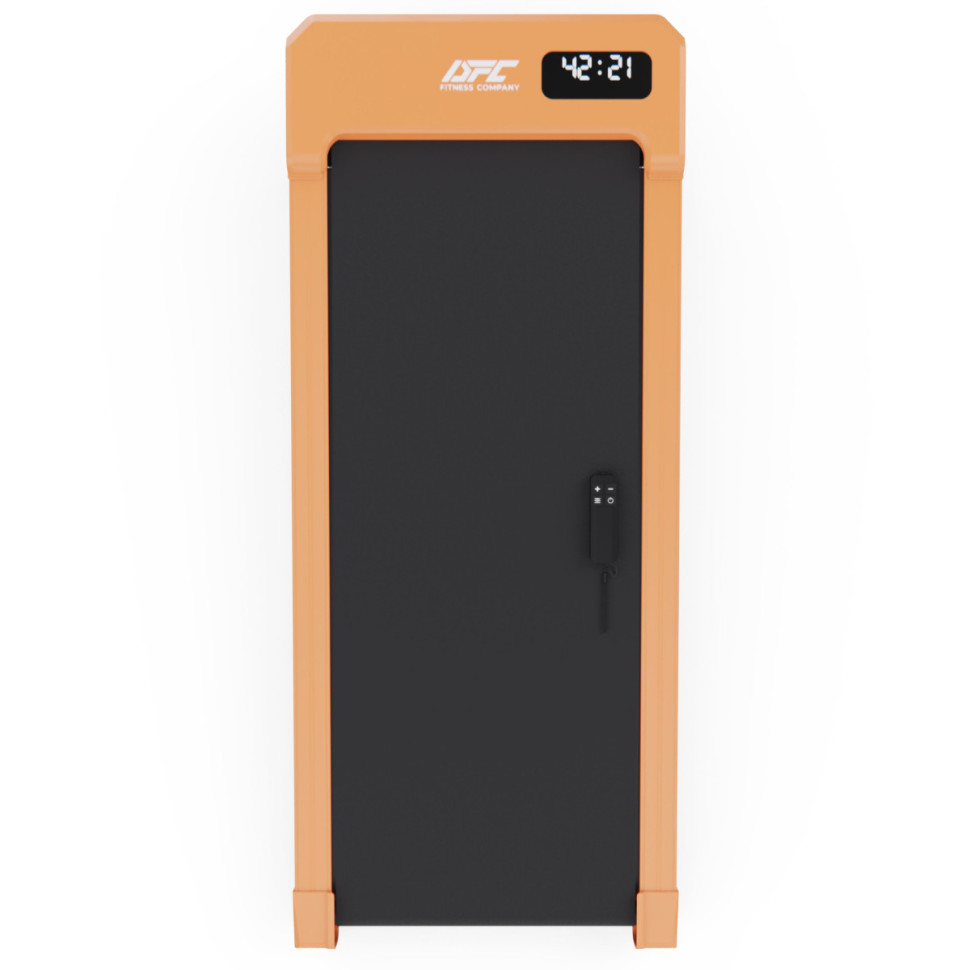 Беговая дорожка - вибротренажер 2 в 1 DFC Oriole, 87 х 37,5 см, оранжевая