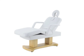 Массажный стол электрический ММКМ-2 &quot;КО-156Д&quot; белый/св.дерево