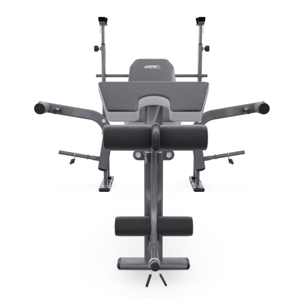 Скамья со стойками под штангу DFC D70 PRO с партой для бицепса