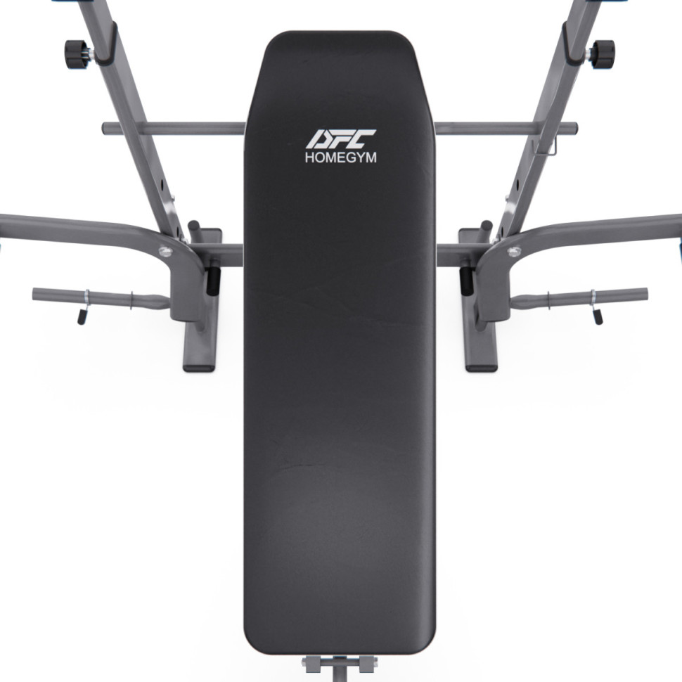 Скамья со стойками под штангу DFC D70 PRO с партой для бицепса