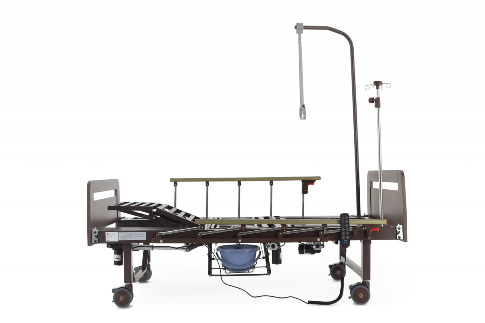 Кровать электрическая YG-3 (МЕ-5528Н-02) ЛДСП Венге с боковым переворач., с матрасом