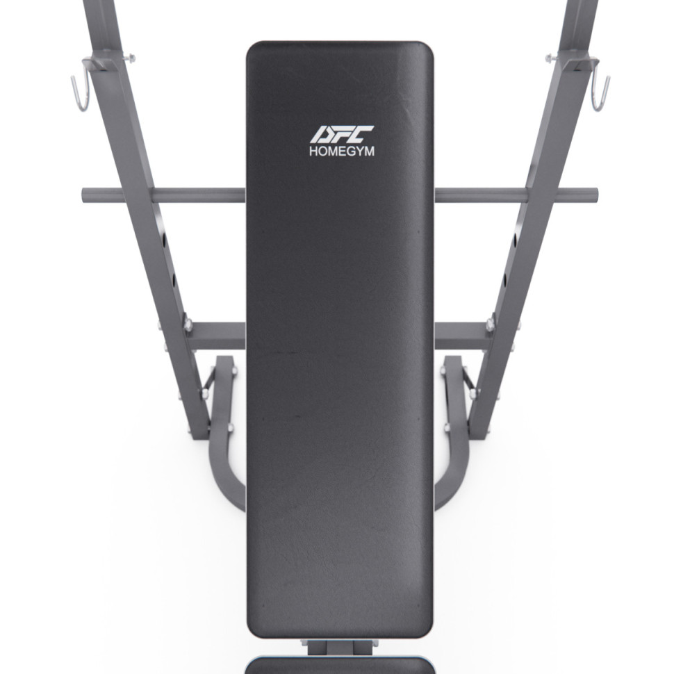 Скамья со стойками под штангу DFC D70