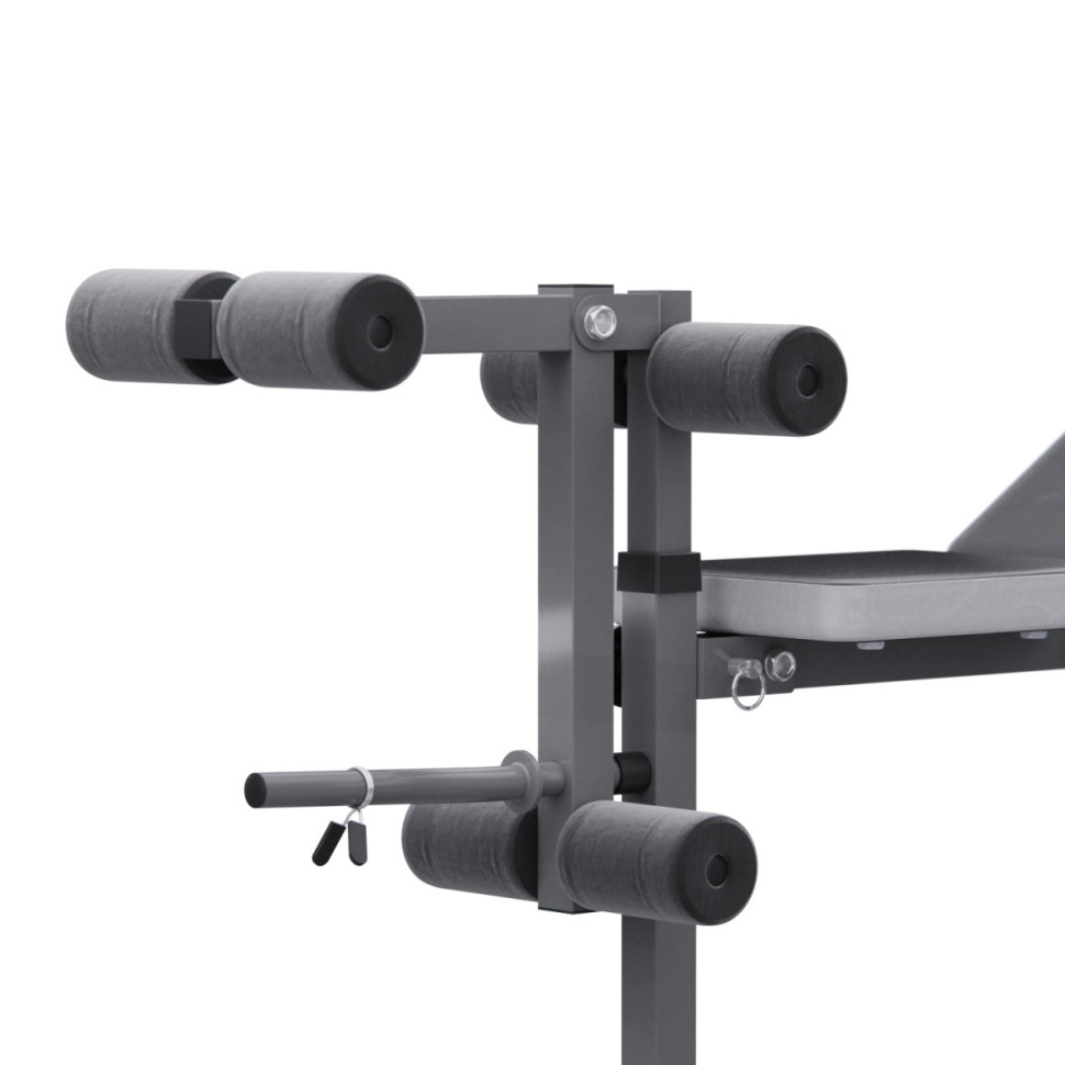 Скамья со стойками под штангу DFC D70