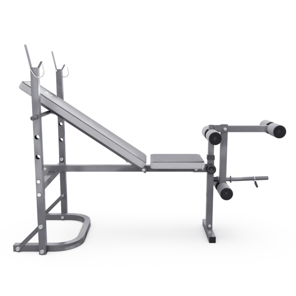 Скамья со стойками под штангу DFC D70