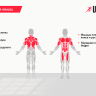 Турник-пресс-брусья UNIX Fit POWER TOWER 120