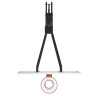 Баскетбольная стойка стационарная UNIX Line B-Stand-TG PRO 72"x42" R45 H230-305 см