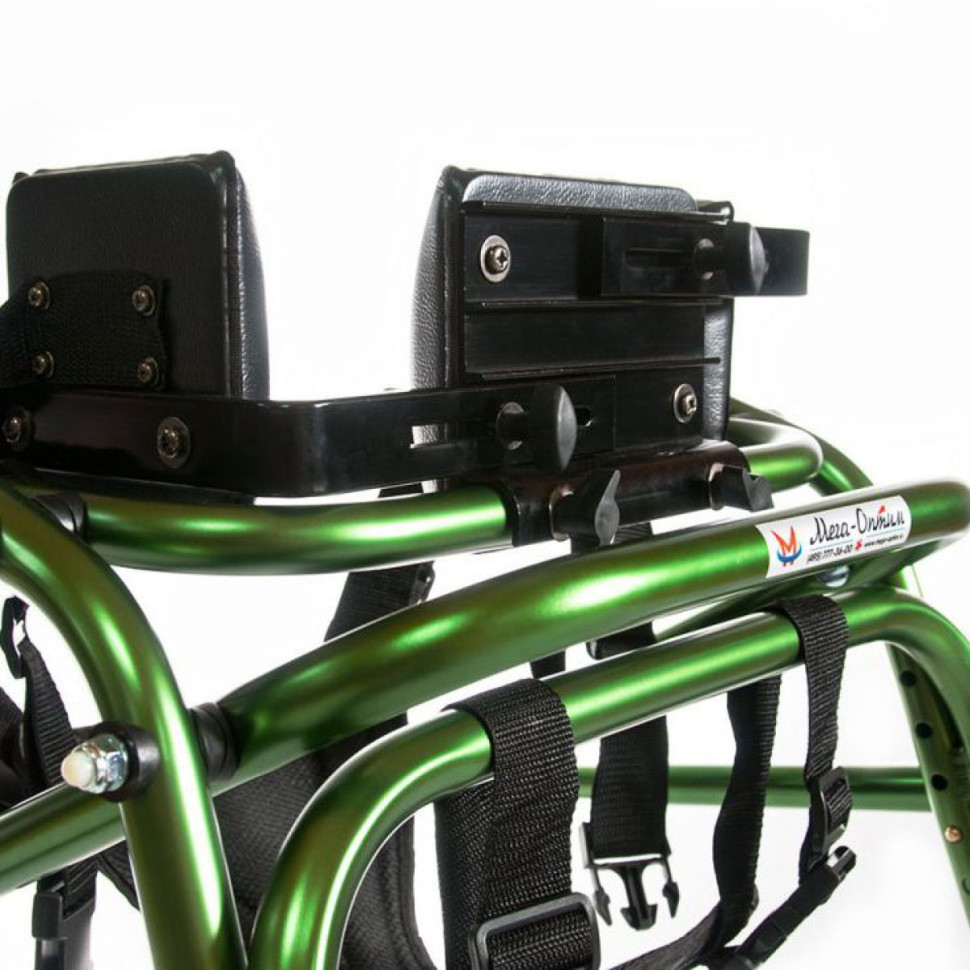 Ходунки на 4-х колесах для детей больных ДЦП Мега-910