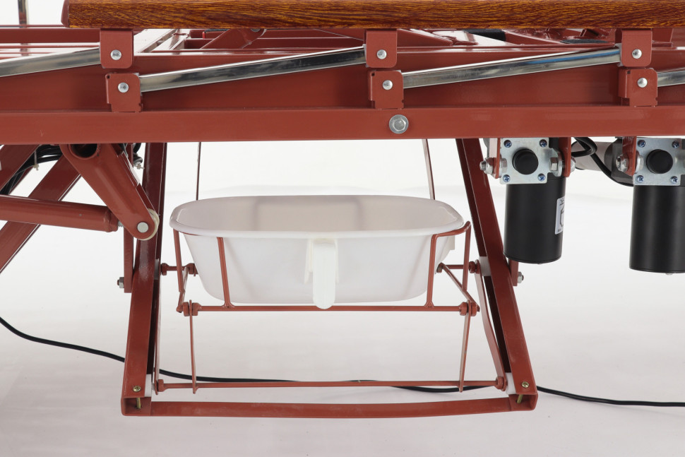 Кровать электрическая MED-MOS YG-3 (ЛДСП кор., 13 секций, матрас, столик, ванночка,ТУ эл.,БП,К,0)